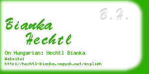 bianka hechtl business card